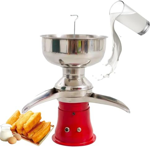 RSPPPJQ Separatore centrifugo Elettrico for Panna da 5 Litri, consistenza Regolabile for Panna, Burro e frullati, separatore for Latte di Capra a 10500 Giri/min con Contenuto di Grassi ≤0,03%