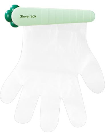 Gcerfby D-isposable Glove Holder, Carrot Shape Glove Wall Mounts, Hanging Clip With 100 Cloaks, 20x2.5cm, Easy To Use, Portable For Home Restaurant Food Service Supply
