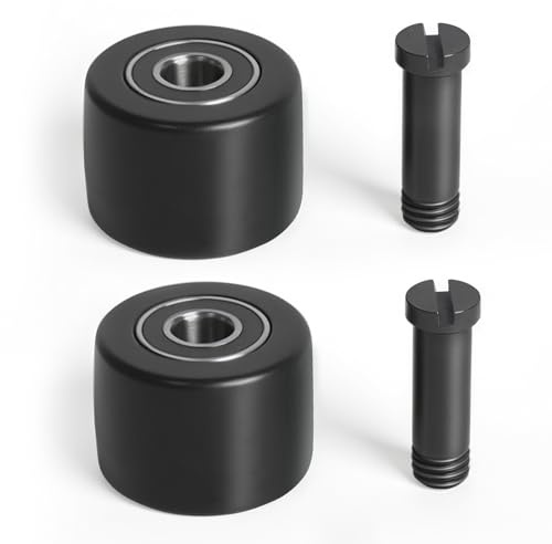 Cutetool Cuscinetti a puleggia per levigatrice a nastro 3037PAS aggiornati, compatibili con Astro Pneumatic Tool 3037 Gruppo cuscinetto puleggia levigatrice a nastro, costruzione in acciaio
