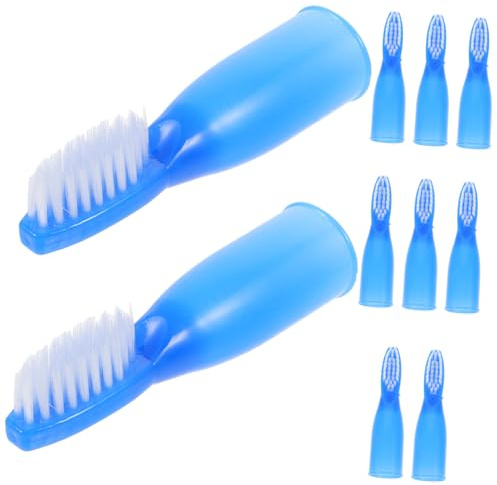 Weiche Kleiner Zahnbürsten 10 Stück mit Kurzem Griff | Tragbar und Kompakt, Ergonomischer Halt, Leicht zu Verstauen und Desinfizieren