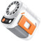 Jvjggag Ventola indossabile in vita, dispositivo di raffreddamento personale, ventilatore portatile, velocità regolabile, ricaricabile tramite USB, silenzioso, per uso esterno e uso, 8,9 x 7,9 x 9,1