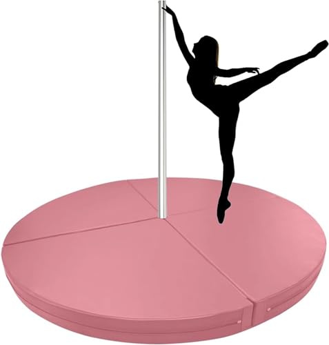 Generisch Pole-Dance-Matte, Tanzmatte für Pole Dance und Gymnastik, 100 cm/3 Fuß Fallschutzmatte, 10 cm Dicke Yoga- und Fitnessmatte – ideal für Zuhause und Studios