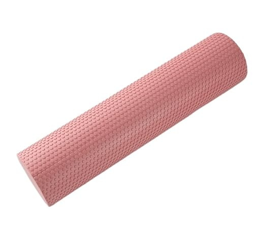 Skumrulle kolumn yogarulle massagerulle block utrustning sport gymnastik hemfitness (rosa 45 cm)
