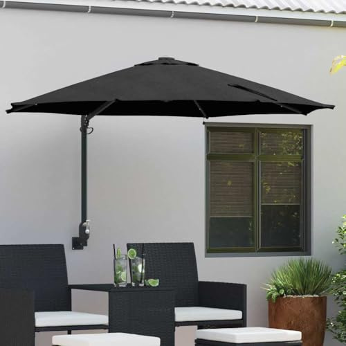 Parasol de jardin rectangulaire - 248 x 248 cm - Parasol de terrasse inclinable avec éclairage LED - Tissu d'ombrage en polyester résistant aux UV - Pour l'extérieur, jardin et terrasse