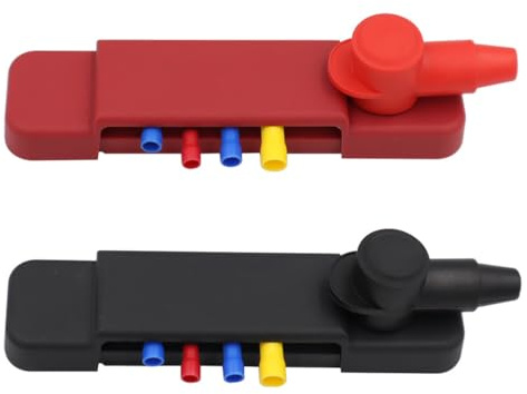 PERSELOSO Blocco di Distribuzione Set Completo 48v 150a Morsettiera 12 Vie per Cablaggio Sicuro Resistente alla Corrosione, Materiale Abs e Lega di Zinco per Barca e Veicolo