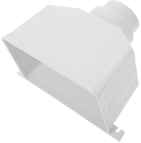 ASAKKURA Tubo di Grondaia in Pvc Bianco per Pluviali Struttura Robusta e Installazione senza Attrezzi, Accessorio per Drenaggio Acqua Piovana All'aperto