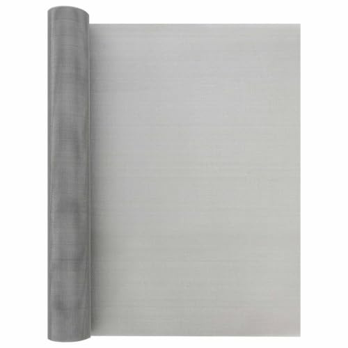 vidaXL Pantalla de Malla 60 x 500 cm 30 Mesh Acero Inoxidable 201