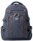 TRP0257 Troop Londres Clásico Grande de Lona Mochila para Laptop (Azul)