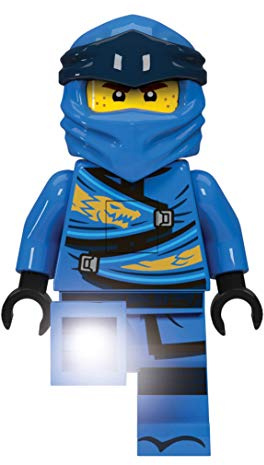 Lego Ninjago Legacy - Jay - Lampe de Poche LED à Piles Figurine de 127 mm - Minuteur d'arrêt Automatique - Piles fournies