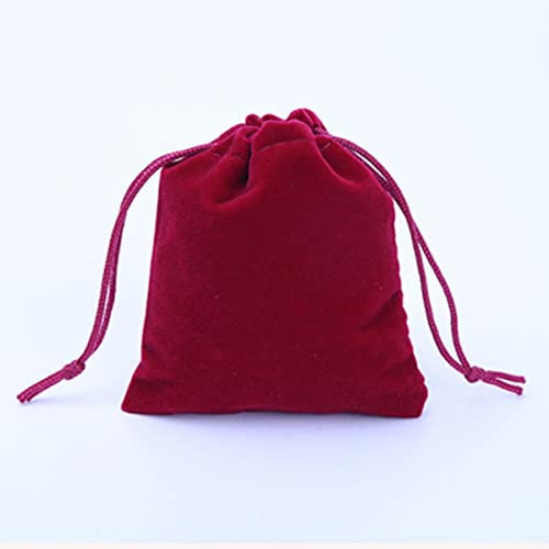 JFJLETY Schmuckbeutel mit Logo, 6 x 7 cm, 100 Stück, personalisierter Druck, Hochzeitslogo oder Geschäftsnamen, 7 x 9 cm, Samt-Geschenkverpackung, helle YeLLlow-Farbe, 8 x 10 cm