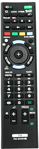 RM-ED053 Remplacement de la télécommande for Sony Téléviseur LCD KDL-42W650A KDL-42W653A KDL-42W651A KDL-42W654A KDL-42W655A KDL-42W656A KDL-32W654A KDL-32W655A KDL-32W656A KDL-42W650A 42W653A