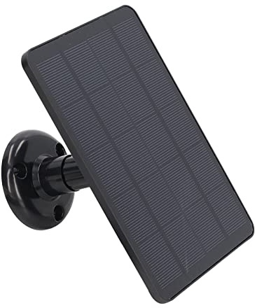 4W 5V Solarpanel mit Regulierbaren Halterungen, Schnelles Aufladen, 4M Kabellänge, Wasserdichte Outdoor Solarpanels für Notbeleuchtung, Haushaltslampen, Elektrische Ventilatoren, Kleine Solarsysteme