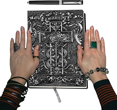 Hardcover Schreib-Notizbuch, 3D Rustikal, blanko, A5 Seiten, Notizbuch mit 3 - PU-Schreiben, geprägtes Schreib-Notizbuch, Weihnachten, neu