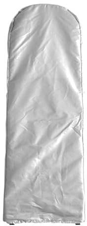 Cubierta protectora de escalera plegable, Cubierta para proteger la escalera impermeable Anti-UV A prueba de polvo Tejido de poliéster con cordón para escalera plegable, Escaleras de mano(Silver,50x12