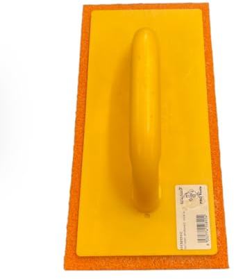 frattazzo spugna arancio grana fine 140 x 280 mm baumat