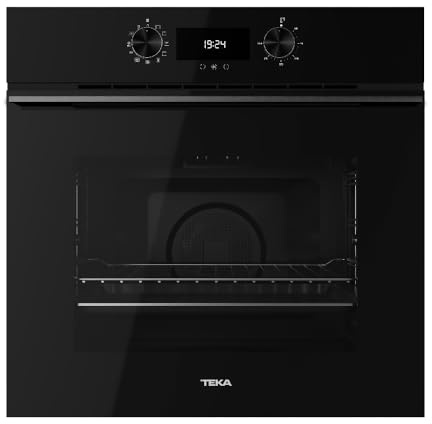 TEKA HLB 8400 FBK - Horno Multifunción SurroundTemp 60 cm, 9 Funciones de Cocinado, Urban Color Edition, Sistema de Limpieza Teka HydroClean Pro, Calentamiento Rápido, Touch Control, Color Negro