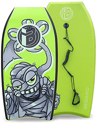 iBoard Bodyboard mit Leine - EPS Kern, leicht für Erwachsene & Jugendliche
