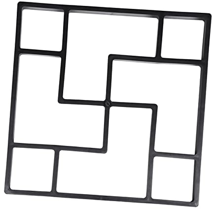 CIMAXIC Diy Pflasterform Aus Kunststoff Wegmacher Modellierwerkzeug Bodenfliesenform Für Bürgersteige Handlich Und Wiederverwendbar