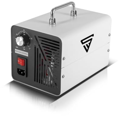 STAHLWERK Generatore di ozono OG-40 ST da 40 g/h, fino a 200 mq, funzione di funzionamento continuo e timer, ozonizzatore, dispositivo di ozono, purificatore d'aria per neutralizzare gli odori in auto
