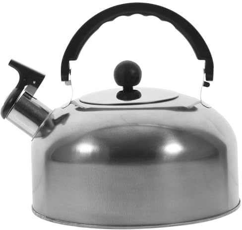 Hemobllo Hervidor De Acero Inoxidable Para Hogar Tetera Sonido De Gran Capacidad Para Calentar Agua Apta Para Cocina