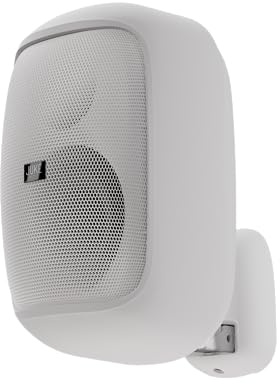 JUKE AUDIO Spin Speaker (Pair) | Outdoor Wall Mounted Speaker | Dual Swivel Mounting Bracket | 2-Way Design with Woofer & Tweeter | Backyard Speaker