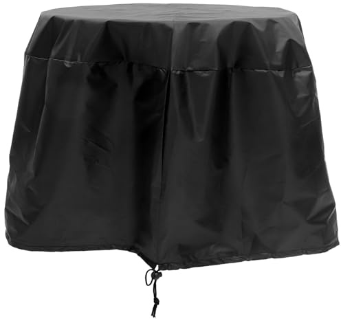 INOOMP Copertura per Barbecue da Esterno Resistente alle Intemperie Oxford 210d, Telo Copri Tavolo e Facile da Pulire per Barbecue Rotondo