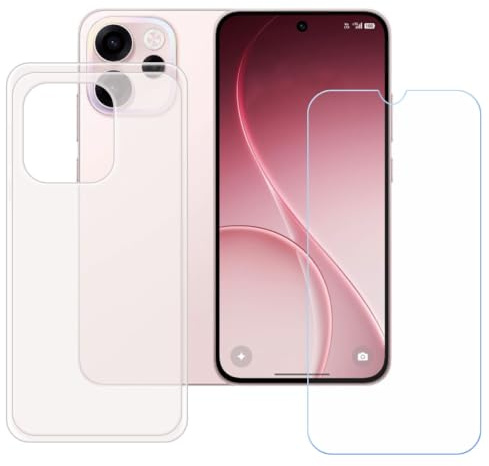 BMPNLSZ Translúcido Funda para OPPO Reno15A+ Screen Protector