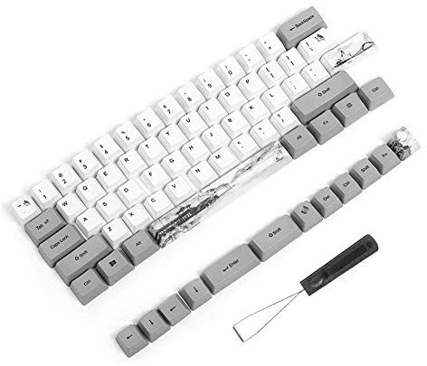 Dpofirs PBT Keycaps Set (73 Stück) - Pudding Keycaps Mit Sublimation Für Mechanische Tastatur, Süßes Muster Zubehör (#3)