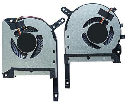 PYDDIN (1 Pair) CPU GPU Cooling Fan Cooler Intended for Asus TUF Gaming (2020) A17 FA706 FA706IU TUF706IU TUF706IU-AS76 FA706IU-XS76 F17 FX706 FX706LI Series Laptop Replacement Fan