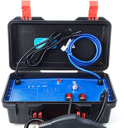 Futchoy 110V 1400W Portable Steam Cleaner High Temperature Pressure Compact Steamer Cleaner Household Car Electric Steaming Cleaning Machine