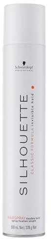 Schwarzkopf Professional Silhouette Flexible Hold Hairspray For Hair Styling Invisible Long Lasting Hold Elastic Volume Quick Drying Super Shine Hairspray For Women Men 500 ml