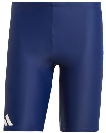 adidas Men's Solid Swim Jammers, Dark Blue/White, 46