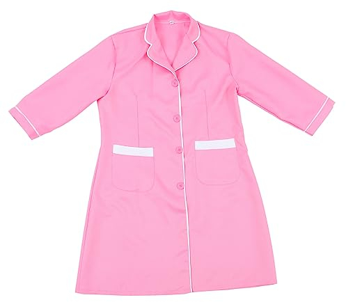 minkissy Kosmetikerin Overalls Friseurkittel Tierpflege Kittel Kurzer ?rmel Friseurumhang Haarschneidekittel Haarschnitt Jacke Friseurschürze Friseur Kittel Haustier Nylon Kimono Arbeit