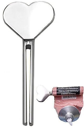 Casiler Toothpaste Squeezer Roller 1pc Stainless Steel Tube Squeezer Key Dispenser Tube Squeezer Roller for Oil Cream Paint Squeezer