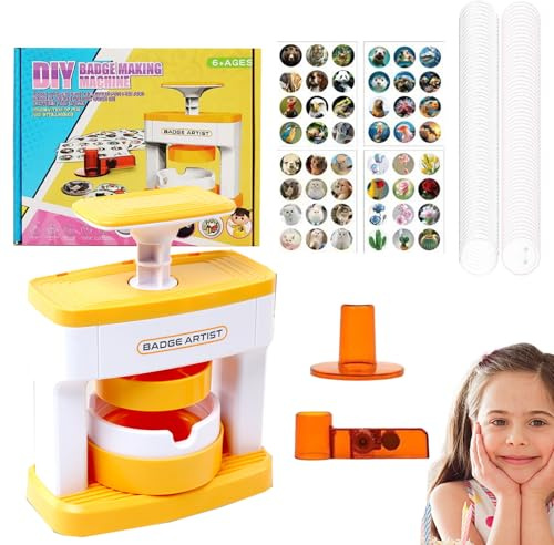 Maquina Hacer Chapas, Pin Personalizado Prensa De Pines 55 Mm MáQuina Para Hacer Tú Mismo Con 48 Plantillas Y 48 Pines MáQuina Para Hacer Tú Mismo Con Botones Regalos Para NiñOs