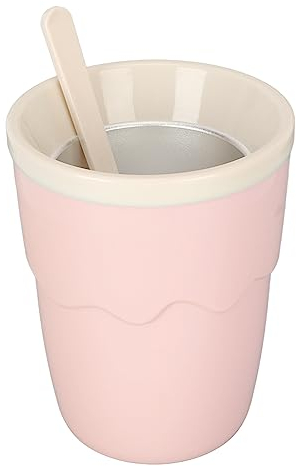 ANKROYU Taza para hacer granizados, 200 ml Pp, taza exprimidora ligera de aluminio de tamaño portátil, taza para hacer granizados Icee, taza para hacer granizados para viajes (Pink)