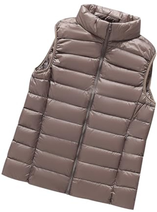 Chaleco Plumas Mujer Ligero Chaleco Guateado de Mujer Chalecos Acolchados Mujer Chaleco Plumon Acolchado Señora Chaleco Plumifero Mujer Chaqueta sin Mangas Mujer Chaleco Plumífero Plumiferos Mujer