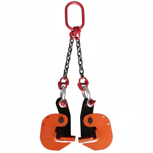 Hebeschlinge 2-Strang-Hebekette 4-Strang-Hebeketten Kettenzug Hebezeug Kettenschlinge Mit Haken 2-Strang-Anschlagkette Praktische Kettenschlinge Manganstahl-Arbeits-Rigging-Hebel(1 Tonne 1.5 m)