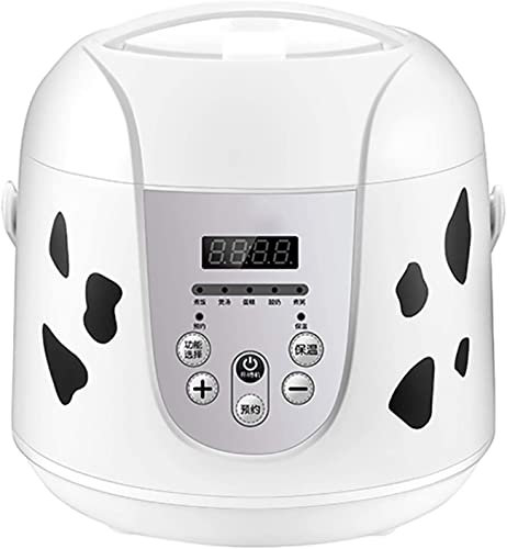 Cute Rice Cooker 2L, Mini Multicookercooker with Premium Quality Inner Pot And Led Display For Meat Porridge Soup Cake Yogurt