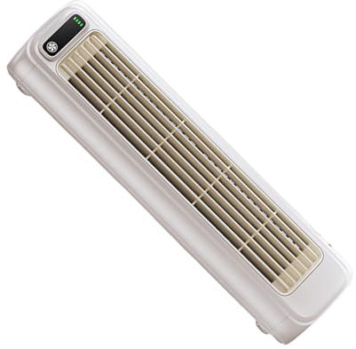 Ventilatore da tavolo ricaricabile, silenzioso, con flusso d'aria regolabile a 3 velocità, struttura in ABS, adatto per viaggi, ufficio o uso domestico