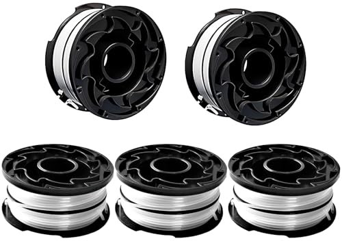 Cloudarrow 5 Pack DF-065 Trimmer Line Replacement Spool for BLACK+DECKER Weed Eater GH710 GH700 GH750 Line Spool 36ft 0.065