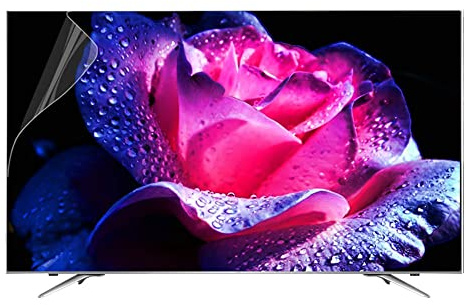 ZGHQHCDRH Protezione per schermo TV, Da 32-75 pollici Pellicola opaca antiriflesso e antiluce blu che i tuoi occhi si adattano a LCD, LED, OLED 4K HDTV QLED, personalizzabile(32in 698x392mm)