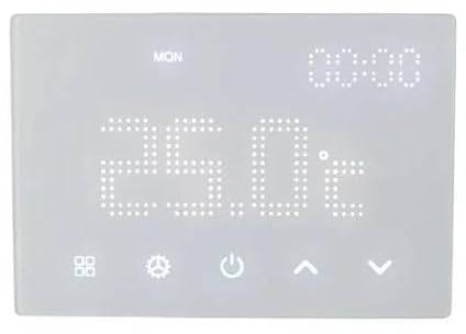 gloca Smart WiFi Cronotermostato Caldaia Da Incasso Digitale Touch Screen (Bianco)
