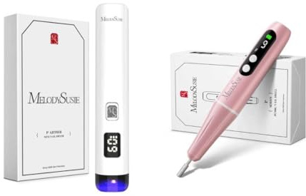 MelodySusie Mini UV Lampe für Gelnägel + Nagelfräser Kabellos