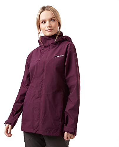 Berghaus Women’s Maitland GORE-TEX Jacket with Adjustable Hood, Hem & Cuffs, Interactive (IA) Zip, Waterproof, Breathable & Windproof Raincoat