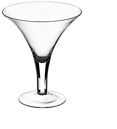 SWEET HOME Coppa vaso Martini grande in vetro trasparente cod.VA00245ZZ cm 30h diam.26 by Varotto & Co.