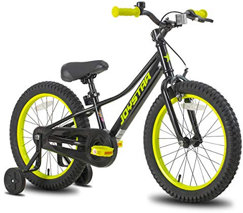 JOYSTAR 20 Inch Boys Bike with Training Wheels for 5-9 Years Old Kids 20 Kids Mountain Bikes for Early Rider Kids' Bicycles Black