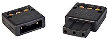 VIBE Fast Plug Schnellverbinder für schnellen EIN/Ausbau von Verstärker/Aktiv-Subwoofer (für bis zu 8GA / 10mm² Kabel/bis zu 80A)