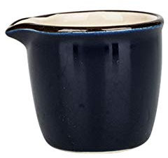 Milk Frother Cups Japanese-style Creamer Pot Coffee Milk Cup Maple Syrup Pot No Handle Soup Bowl Steak Western Food Juice Bucket Can Be Heated in The Microwave 60ml Gravy Boat ( Color : Blue )