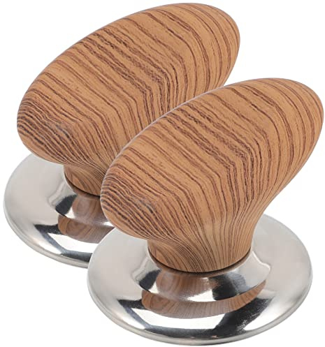 iplusmile Topfdeckelgriff Holzknopf Universal Ersatzgriff Für Kochgeschirrdeckel Hitzebeständig Ergonomisch 2.76X2.56X1.89 Zoll Für Küche Kochen